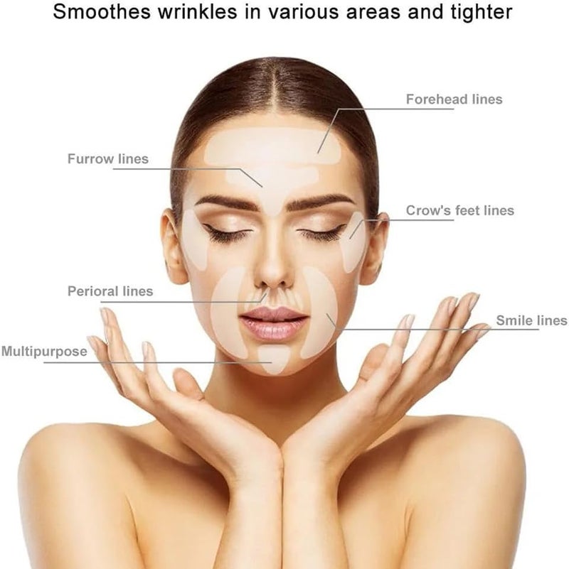 16 Pcs Reusable Anti-Wrinkle Patches – Forehead, Neck & Eye Pads, Wrinkle Removal Stickers for Face, Skin Care & Beauty Health - Image 3