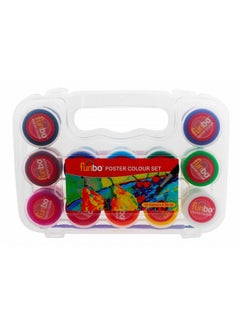 Funbo 12-Piece Poster Color Set 20ml Content Per Bottle  - Image 2