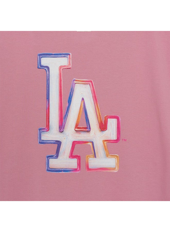 Mlb Uni Short Sleeve Back Logo Cooling T-shirt Sports Casual 26 New 3atsb0663-07pkm-m - Image 5