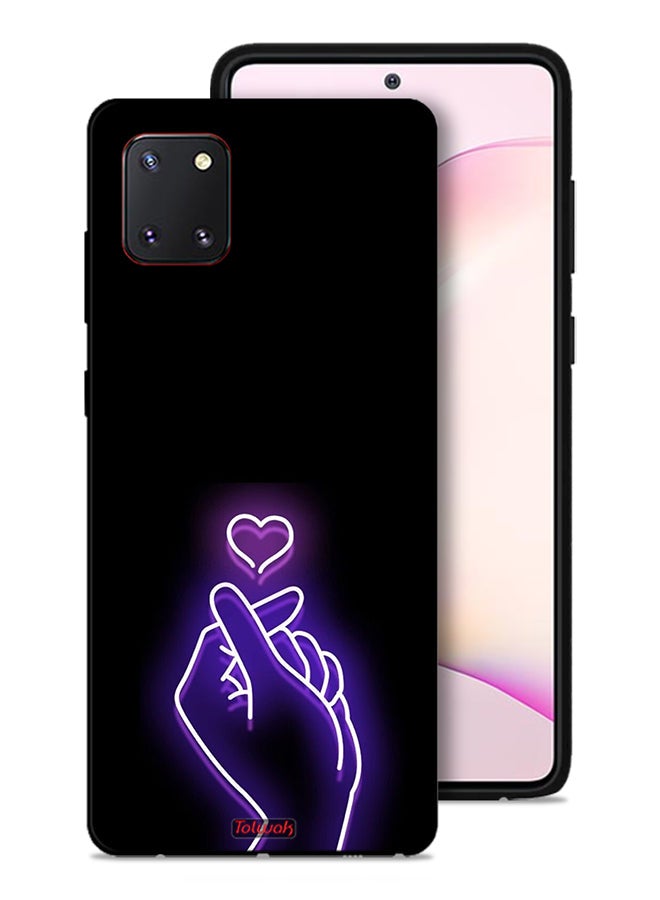 Tolwak Samsung Galaxy Note 10 Lite Protective Case Cover Snap Small Heart - Image 1