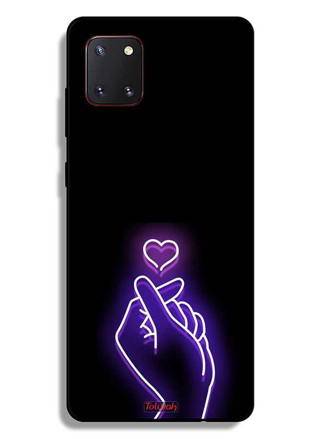 Tolwak Samsung Galaxy Note 10 Lite Protective Case Cover Snap Small Heart - Image 2