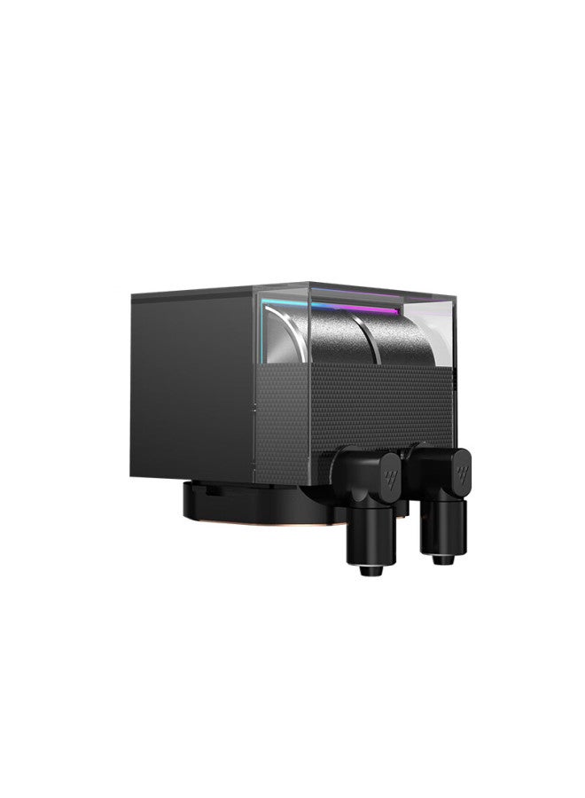 Pccooler Ds360 Display, Black All-in Cpu Water Cooler, Temperature Display, 2.4-inch Ips Lcd Screen, Argb Water Block, Supports 1700/am5 - Image 3