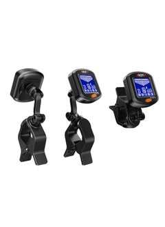 Thoraya AROMA Clip-on Tuner Mini Portable Digital Tuning Device Multi-function LCD Display Rotating Clip for Chromatic Guitar Bass Ukulele  - Image 2