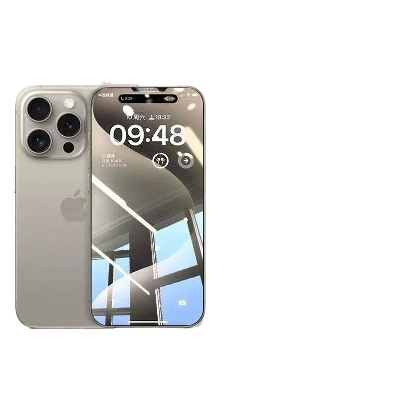 BB Glass Phone Case for iPhone 13 with Anti-Fingerprint and Privacy Screen Protection plus Dust-Proof Mesh plus Scratch-Resistant in Clear - Image 2