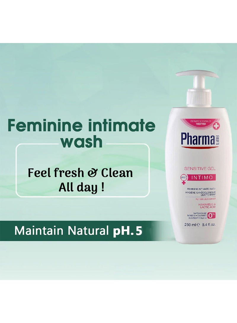 Pharmaline Sensitive Feminine Intimate Wash 250 Ml - Image 3