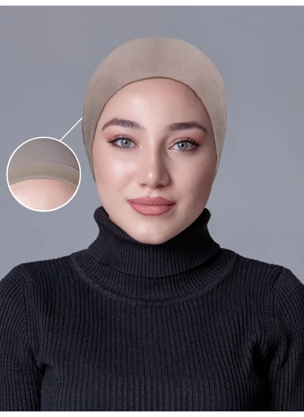 ناناك Light Mink Lycra Non-Slip Bonnet