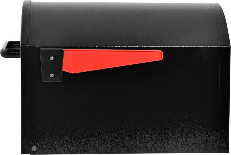 Mail Boss Orca XL Extra Large Steel Mailbox – USPS Approved T4 Rural Mailbox – Heavy-Duty Galvanized Steel, Powder-Coated, Non-Locking Design – Model #7306, Black - Image 4