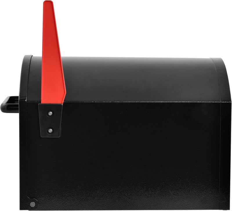 Mail Boss Orca XL Extra Large Steel Mailbox – USPS Approved T4 Rural Mailbox – Heavy-Duty Galvanized Steel, Powder-Coated, Non-Locking Design – Model #7306, Black - Image 5