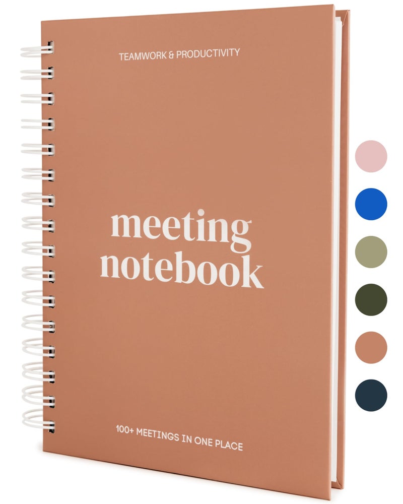 Lamare Meeting Notebook for Work Organization â€“ Perfect Work Notebook for Note Taking, Meeting Planner and Office Supplies for Men & Women - Image 1