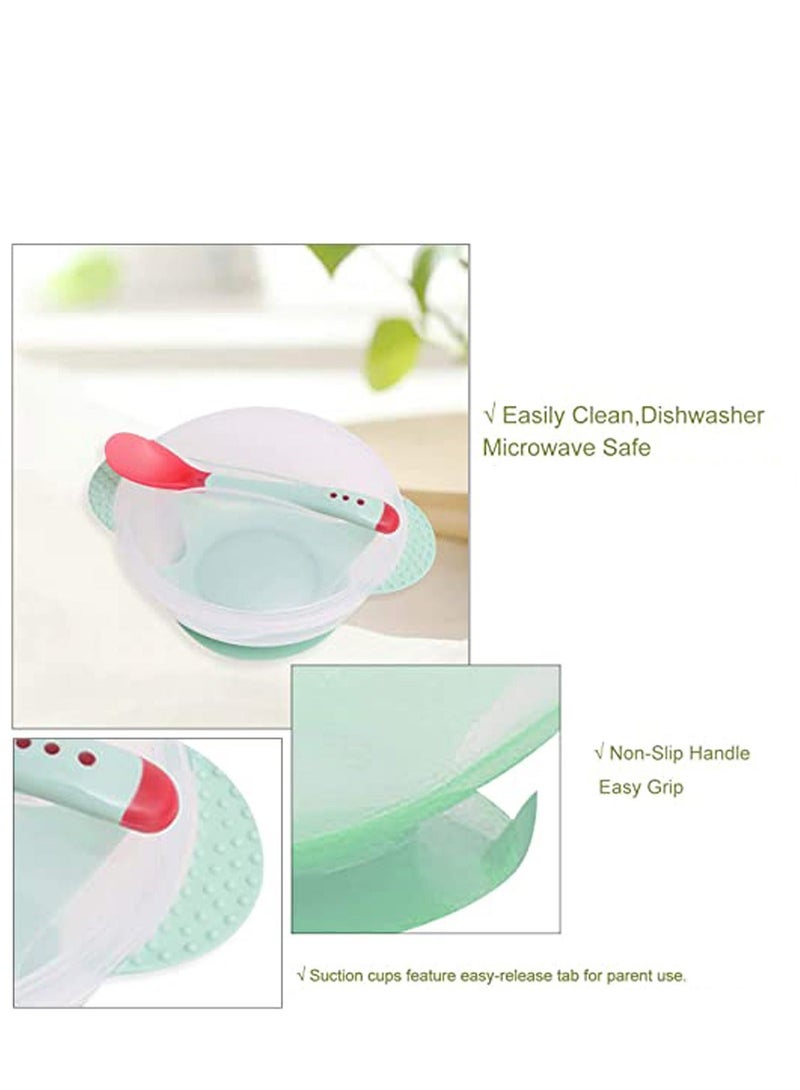 2 Baby Bowls with High Suction Base, Great for Feeding Kids, Toddlers Fridge, Microwave & Dishwasher Compatible - Image 3