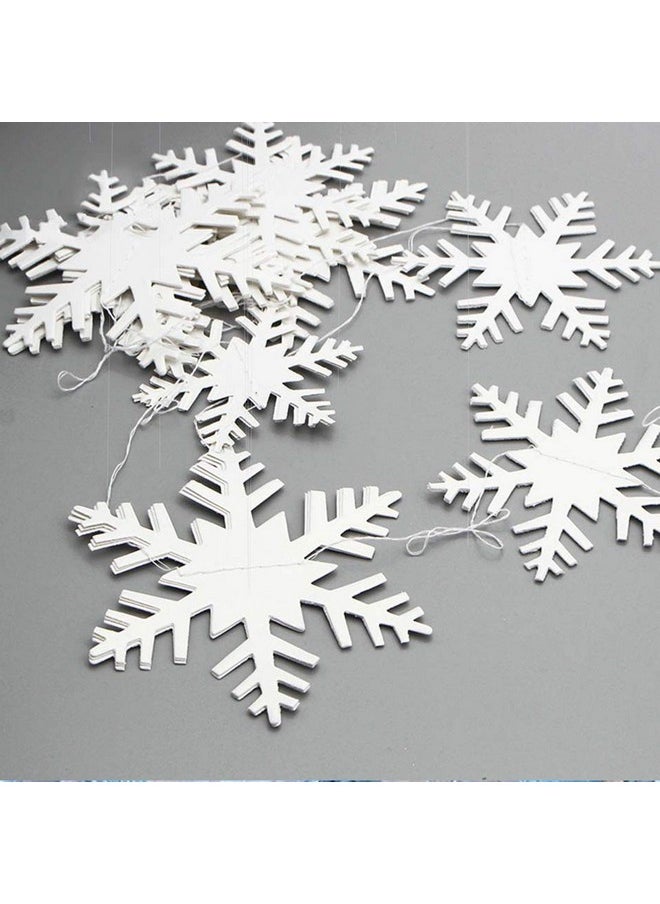 OuMuaMua Winter Christmas Hanging Snowflake Decorations, 12PCS 3D Large Silver Snowflakes & 12PCS White Paper Snowflakes Hanging Garland for Christmas Winter Wonderland Holiday New Year Party Home - pzsku/ZC5D0C702D2E387C8BD1EZ/45/_/1740982623/823090d2-5d0c-4bdb-91f5-b2aa28f9256a