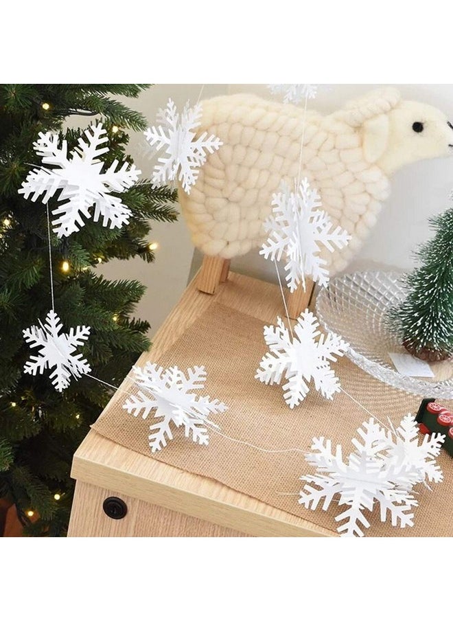 OuMuaMua Winter Christmas Hanging Snowflake Decorations, 12PCS 3D Large Silver Snowflakes & 12PCS White Paper Snowflakes Hanging Garland for Christmas Winter Wonderland Holiday New Year Party Home - pzsku/ZC5D0C702D2E387C8BD1EZ/45/_/1740982631/3fc463f7-3966-45f6-b9fd-05f706d3dab7