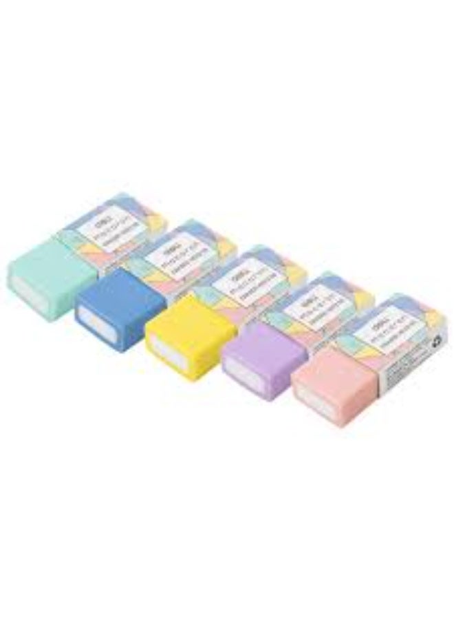 Deli Colored Eraser 1 PCs - Assorted colors - Image 2