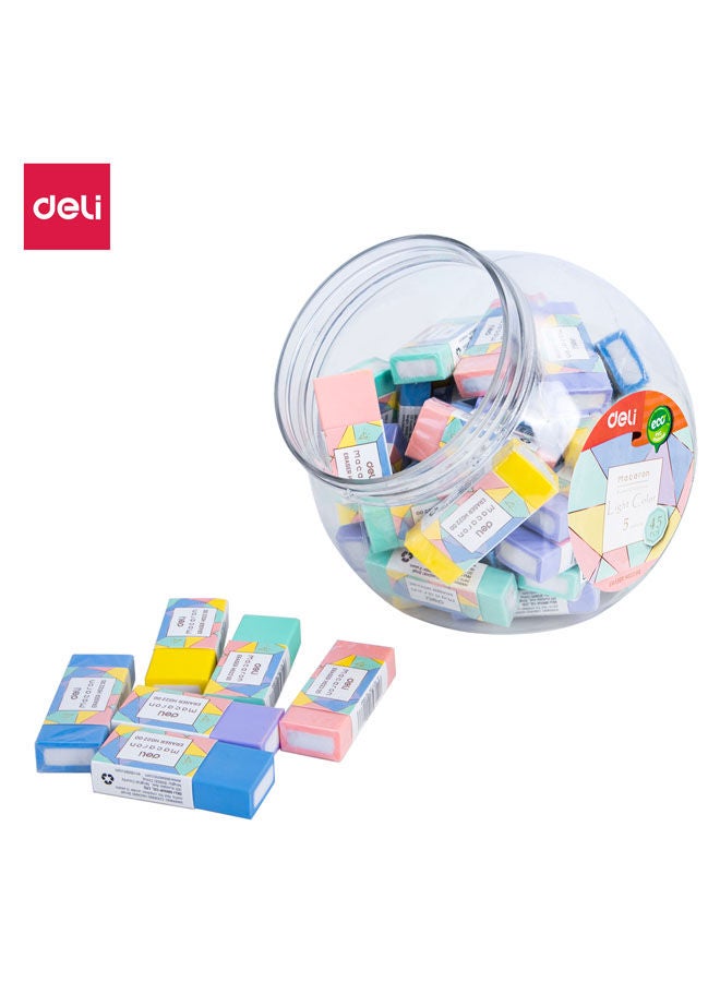 Deli Colored Eraser 1 PCs - Assorted colors - Image 1