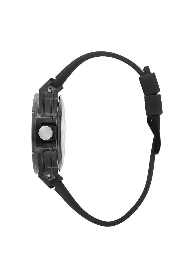 Lee Cooper LC07975.651 Men Multi Function Display Watch & Silicone Strap Black