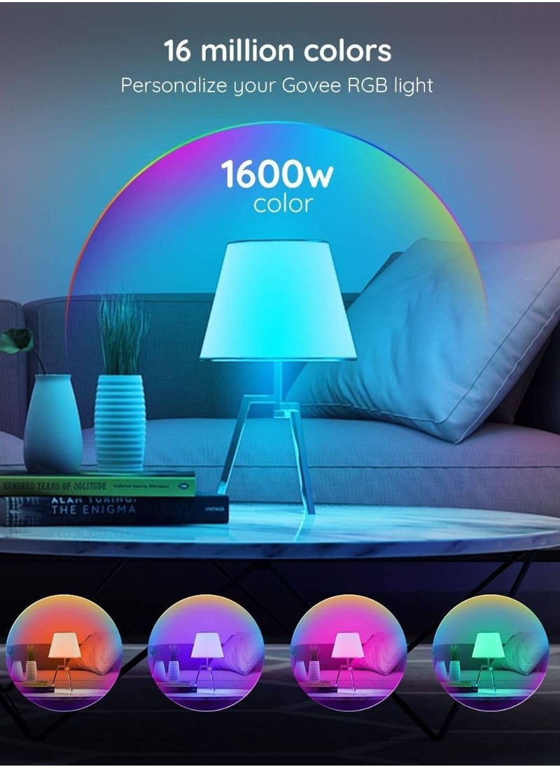 Govee - Smart LED Bulbs Bluetooth Light Color Changing with App Music Sync and 8 Scene Mode for Living Room Bedroom Party - Image 1