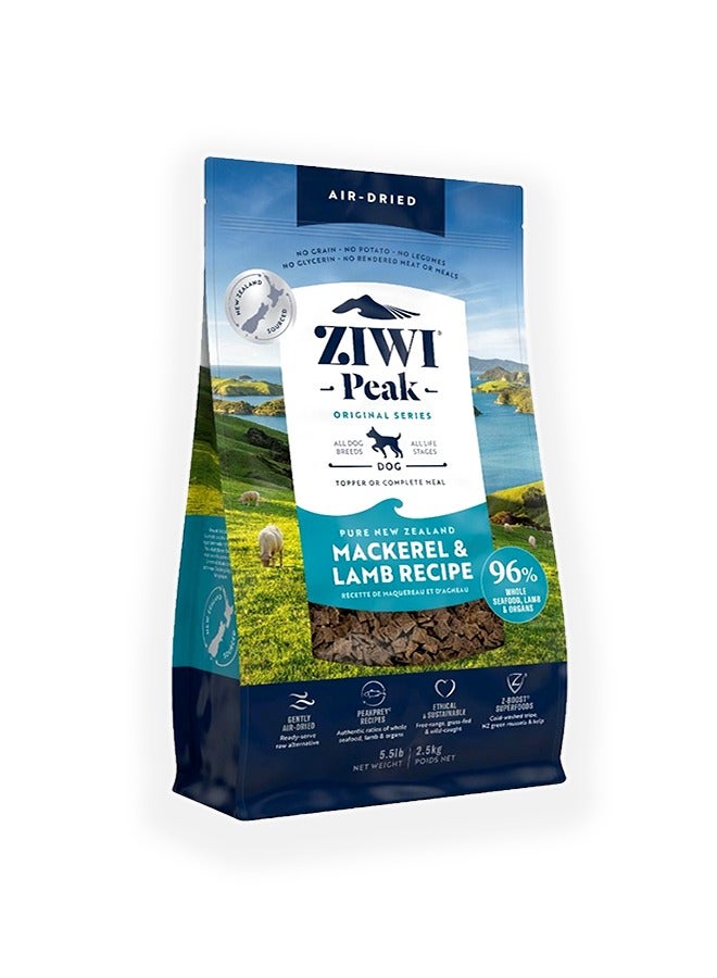زيوي بيك طعام الكلاب من الماكريل ولحم الضأن - 2.5 كجم - Image 1