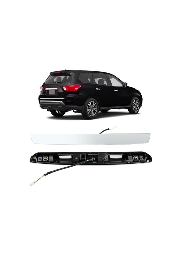Dexonu Rear Tailgate Chrome Handle Garnish Finisher Molding Compatible with Nissan Pathfinder 20132019 Replaces 908103KA0A Rear Liftgate Handle Without Camera - Image 1
