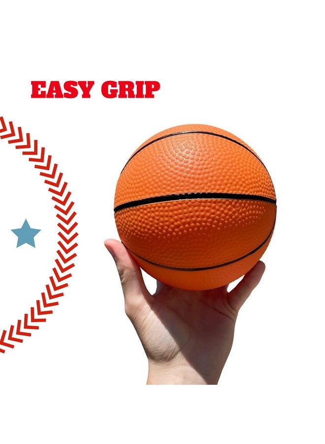 Botabee 5-Inch Mini Basketball Balls Set of 3 - Ideally Sized for Boys, Toddlers, and Mini Hoop Enthusiasts - Versatile for Indoor or Outdoor Play - Exciting Toy for Endless Games - Orange and Black - Image 4