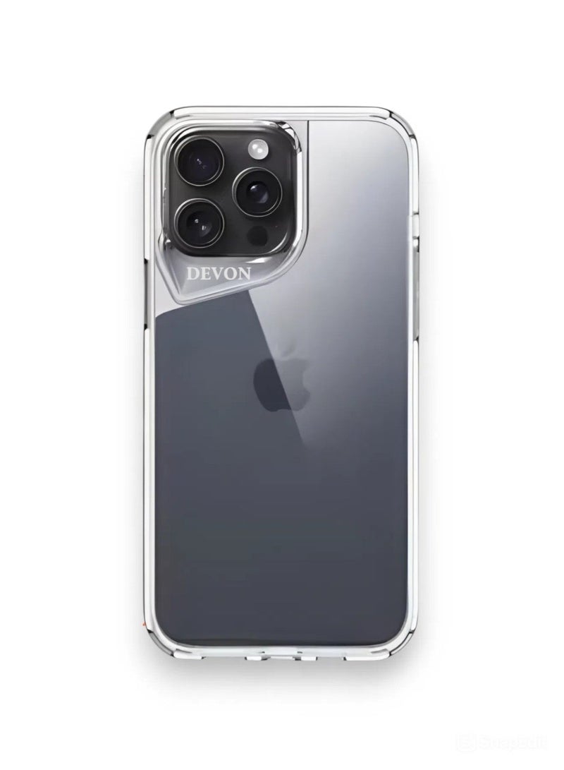 iPhone 15 Pro, Shockproof Case, Anti-Scratch Protective Cover, Made of High Quality TPU - Clear