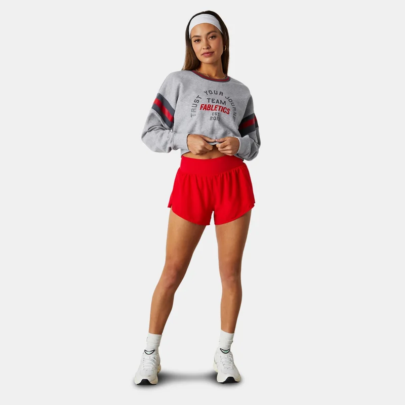 Fabletics Red Women's Sun Chaser Shorts for Women | Best Price UAE