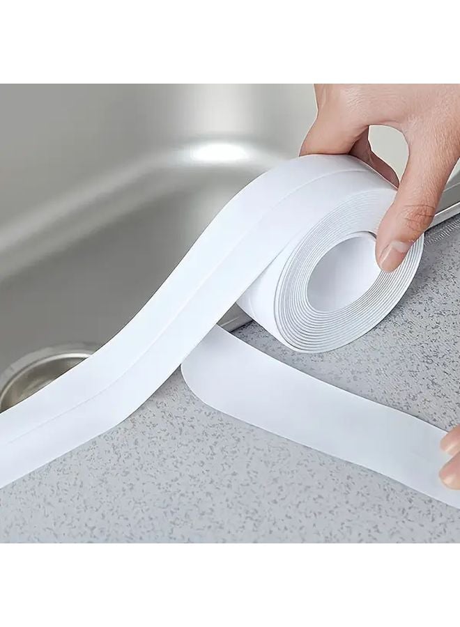1 بوصة شريط مانع للتسرب ذاتي اللصق مقاوم للماء ومضاد للرطوبة لحوض الحمام والمطبخ - Image 2