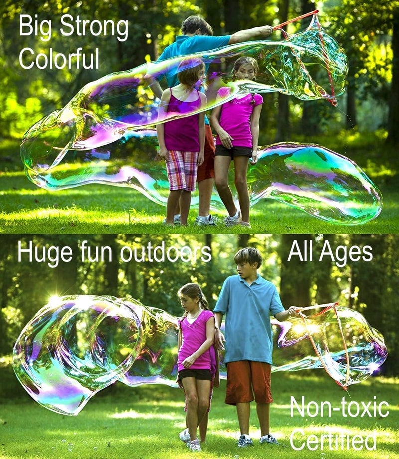 BUBBLE-THING BUBBLETHING Giant Bubbles Mix Refills Giant Bubble Wands, Toys, Makers | Concentrate Makes 7.0 Gallons Giant Bubble Solution Fun for Kids, Adults Ages 6 to 96 - Image 3