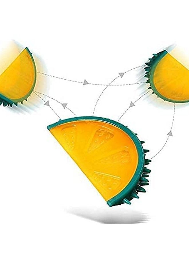 ألعاب كلاب من اللاتكس تصدر صوت صرير على شكل فاكهة لعبة مضغ للكلاب لعبة تدريب على الأضراس للجراء ألعاب توزيع للحيوانات الأليفة (لعبة ليمون) - Image 3