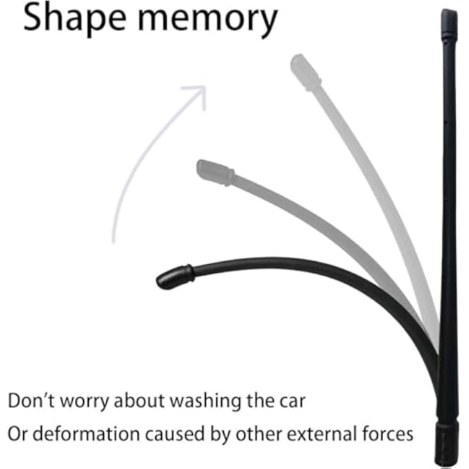 Unity 7 Inches Short Antenna For Ford F150 20092025  Bronco 20212025 Waterproof Replacement Antenna Internal Copper Coil For Enhanced AmFm Reception  Car Wash Proof Easy Installation - Image 5