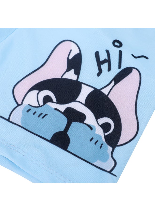 Loquat Children's Swimming Trunks 2025 Cute Cartoon Boys Swimming Trunks Printed Beach Boxers Children's Swimming Trunks Wholesale-Color:Elephant (with Swimming Cap)- - Image 3