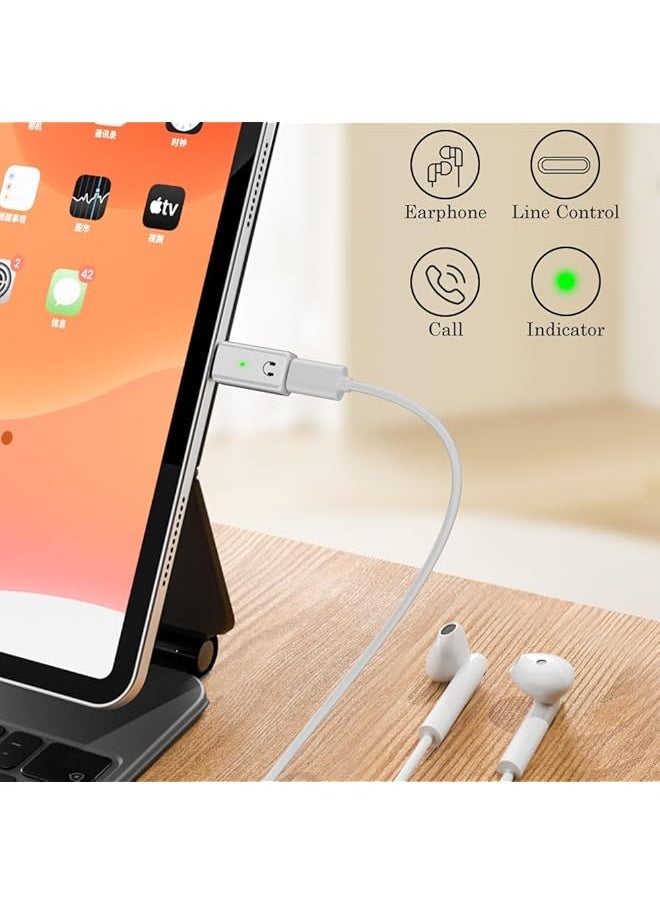 Usb C To Lightning Audio Adapter Lightning Female To Type C Converter Usb C Male To Lightning Female Hifi Audio For Iphone 15 Series Ipad Macbook And More Other Type C Devices White