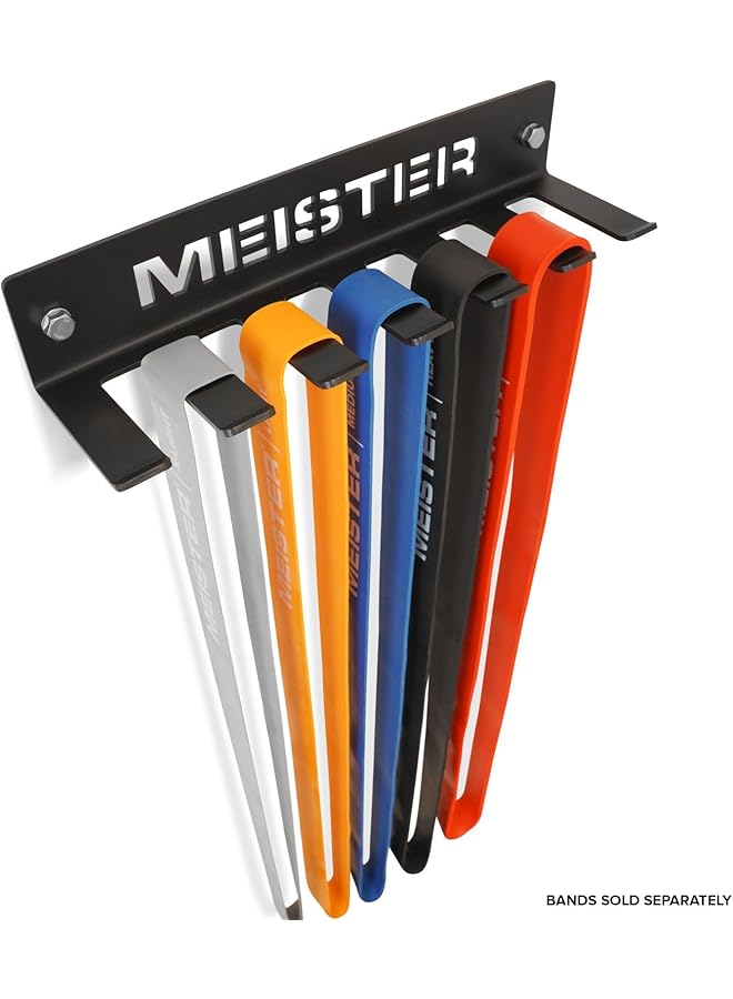 Meister XSteel Wall Rack for Resistance Bands Barbells Belts and Gym Accessories - Image 5