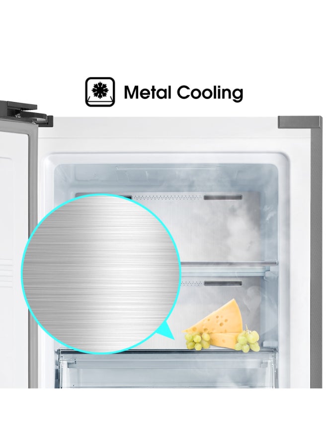 Hisense 356 Litre Upright Freezer Single Door Finish FV356N4ASU Silver - Image 5