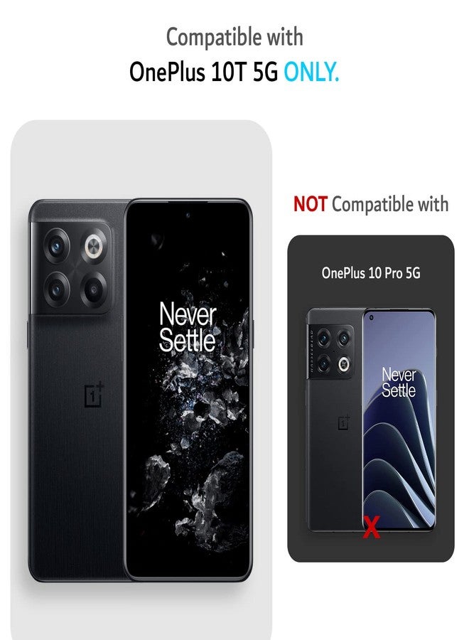 توديا جراب TUDIA DualShield مصمم خصيصًا لجراب OnePlus 10T 5G، [MergeGrip] حماية مزدوجة الطبقات رفيعة مقاومة للصدمات بمواصفات عسكرية لجراب OnePlus 10T 5G (أسود مطفي) - Image 2