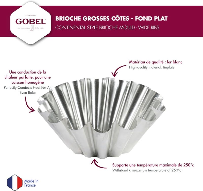 Gobel 4-Cup Brioche Mold, 8-Inch - Image 2