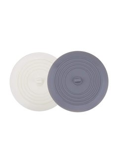 Generic Tub Stopper 2 Pcs, Silicone Drain Plug,Hair Stopper,Flat Suction Cover,for Kitchen Bathroom Accessories and Laundry  - Image 1