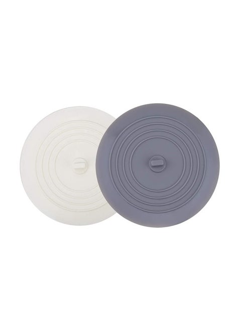 Tub Stopper 2 Pcs, Silicone Drain Plug,Hair Stopper,Flat Suction Cover,for Kitchen Bathroom Accessories and Laundry