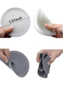 Generic Tub Stopper 2 Pcs, Silicone Drain Plug,Hair Stopper,Flat Suction Cover,for Kitchen Bathroom Accessories and Laundry  - Image 2