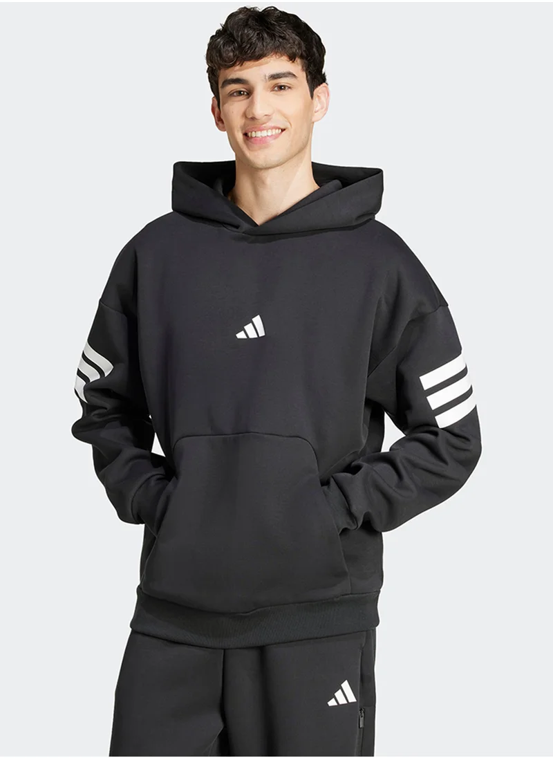 Adidas Future Icons 3 Stripe Hoodie