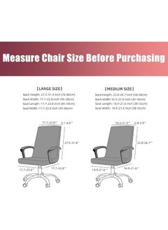 2 Pack Office Chair Cover Stretchable Desk Chair Cover Removable Computer Chair Cover For Office Chair With Zipper Universal Spandex Rotating Chair Cover Anti Dust Chair Slipcover Black - pzsku/ZC5D19795A8B23537195BZ/45/_/1740916148/167782ff-609f-4d80-be5b-c0af70393fc7