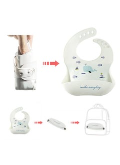 Muslin Tree 2-Piece Waterproof Silicone Baby Bibs  - Image 4