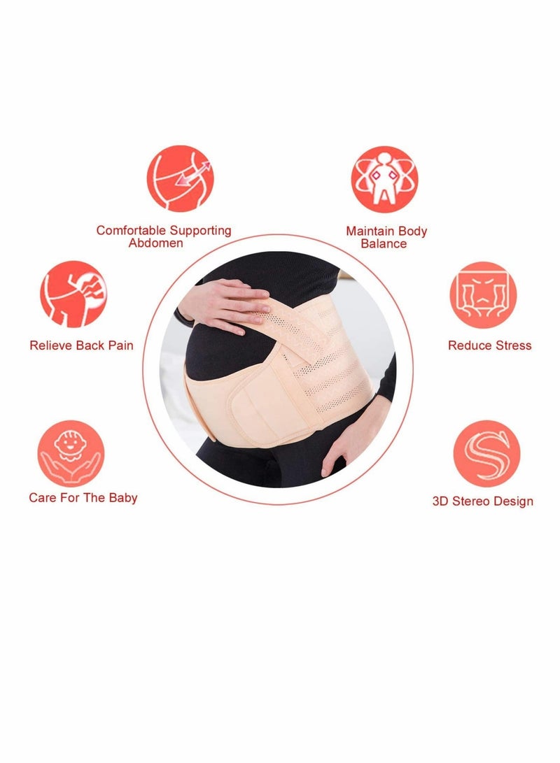 Maternity Belt, Pregnancy 3 in 1 Support Belt for Back/Pelvic/Hip Pain, Band Belly (L) - Image 5