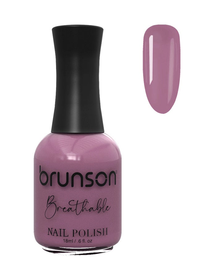 brunson Breathable Nail Polish Halal nail polish Wudu friendly Quick-Dry Vegan long lasting but easy peel off   18ml BH132