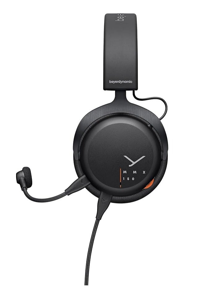 بيير ديناميك beyerdynamic MMX 150 closed over-ear gaming headset with augmented mode, META VOICE microphone and excellent sound for all devices, Wired, Black - Image 2