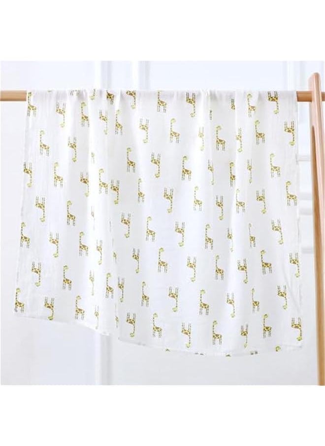 MIXDE Baby Swaddle Blanket, 3 Pack Muslin Blankets for Girls & Boys, Muslin Swaddle Blankets Neutral Receiving Blanket  - Image 3