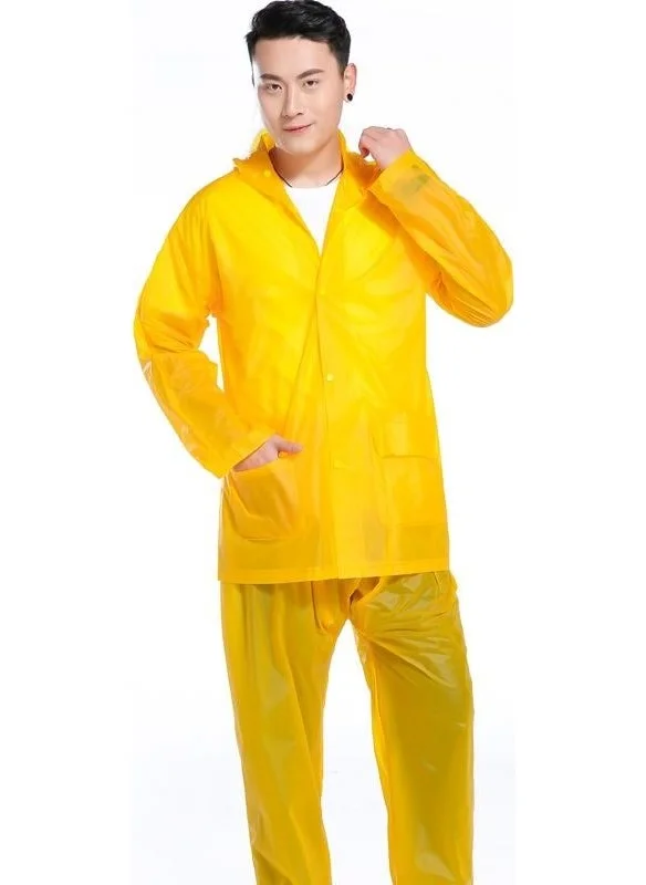 Hegi Rc02 Raincoat Pvc Raincoat Bottom Upper Set 0.15Mm