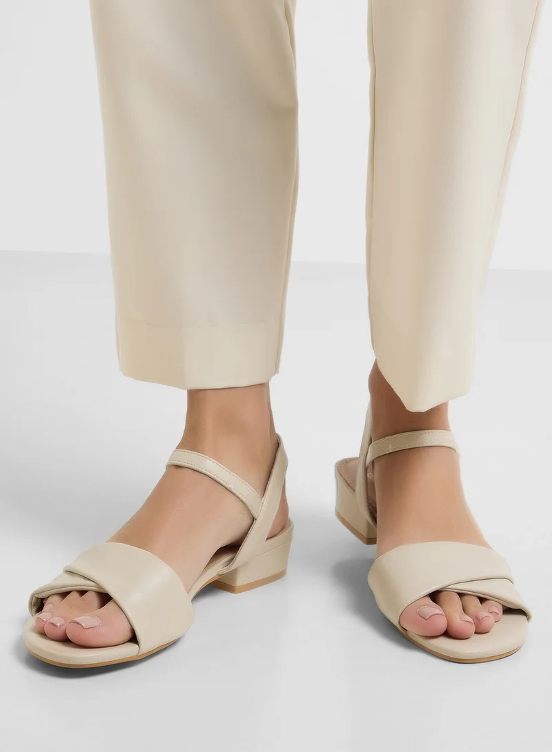 Spot-On Classic Low Heel Sandal