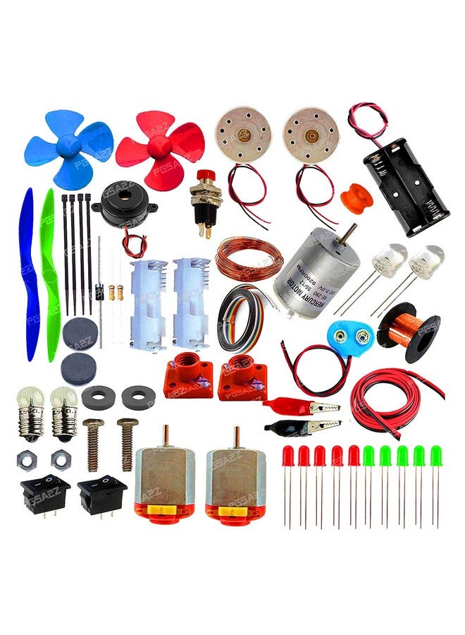 PGSA2Z™ Brain Experimental Activity Kit 65 Items in A Kit Items Loose Parts Materials Science Project Kit.(Multi Color) - Image 1