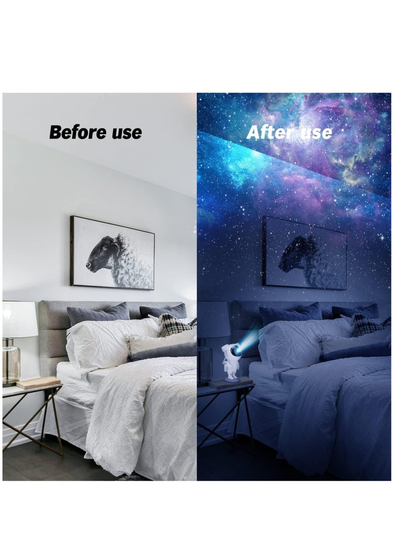 Star Projector Night Lights,Kids Room Decor Aesthetic,Astronaut Nebula Galaxy Projector Night Light,Remote Control Timing and 360°Rotation Magnetic Head,Lights for Bedroom,Gaming Room Decor - Image 4
