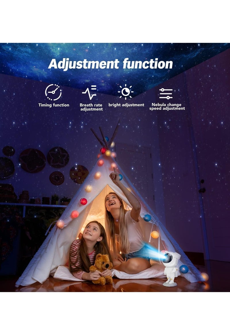 Star Projector Night Lights,Kids Room Decor Aesthetic,Astronaut Nebula Galaxy Projector Night Light,Remote Control Timing and 360°Rotation Magnetic Head,Lights for Bedroom,Gaming Room Decor - Image 3